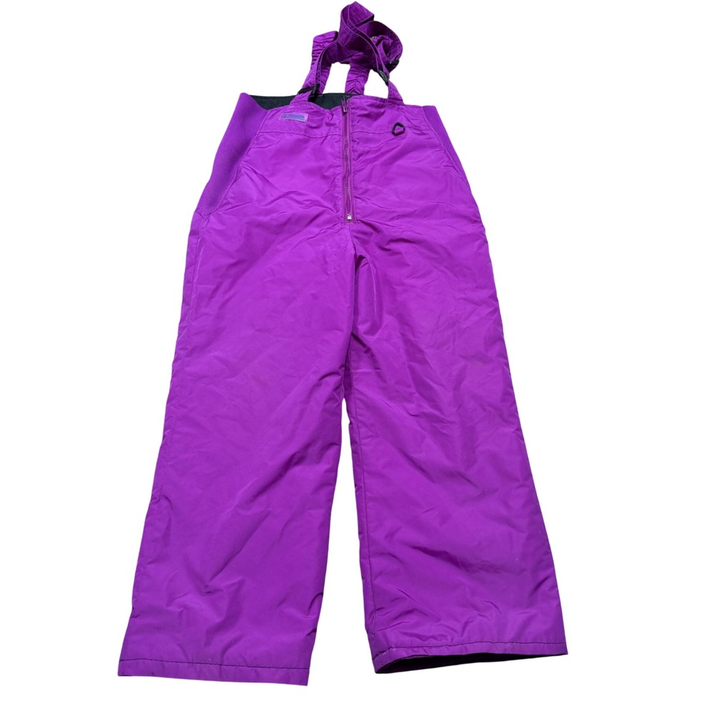 Columbia Womens Purple Insulated Snow Bibs Ski Pants Large